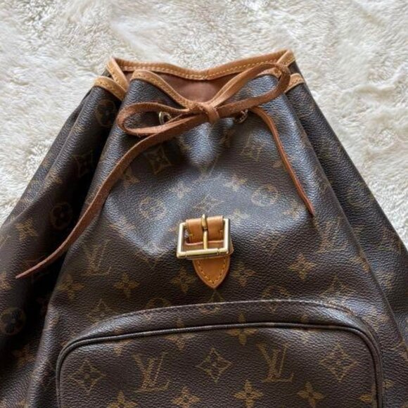 🔥EXTRA LARGE🔥 Louis Vuitton Backpack Monogram Montsouris GM Bag LV - Picture 10 of 15
